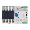 Dual Power Automatic Transfer Switch Electronic Circuit Breaker Changeover Switch 4P 63A AC220V
