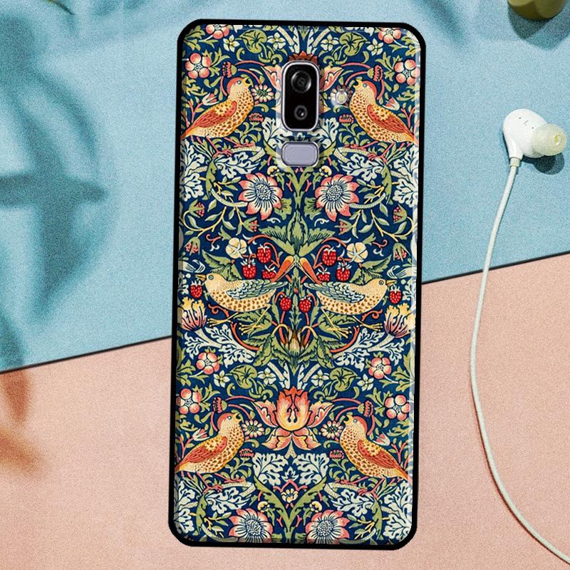 Чехол «Садовые птицы» для Samsung Galaxy J3 J5 J7 2017 A3 A5 2016 A6 A8 J2 J8 A7 A9 2018 J4 J6 Plus