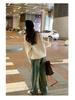 Women's Korean V-neck Sweater - New 2023 Loose Knit Top for Autumn and Winter