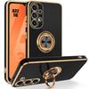 Ring Case - BOOLING - for Samsung Galaxy A32 5G - Anti-Scratch - Flexible - Black