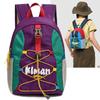 Schoolbag simple, fashionable and energetic light outdoor contrasting color splicing backpack for boys and girls large capacity lightweight backpack