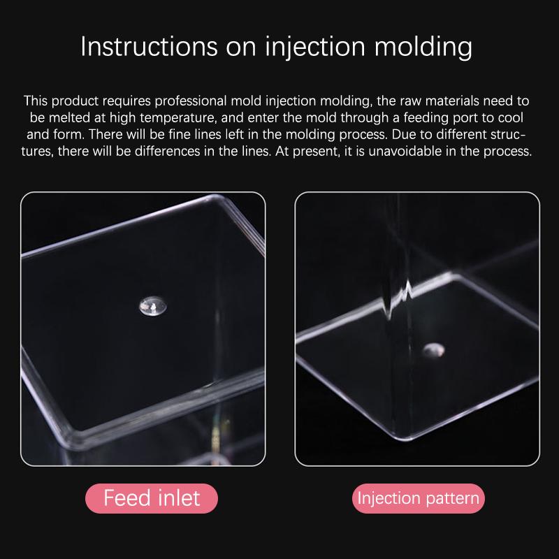 Складная акриловая таинственная коробка для хранения витрина рамка одинарная прозрачная кукольная коробка