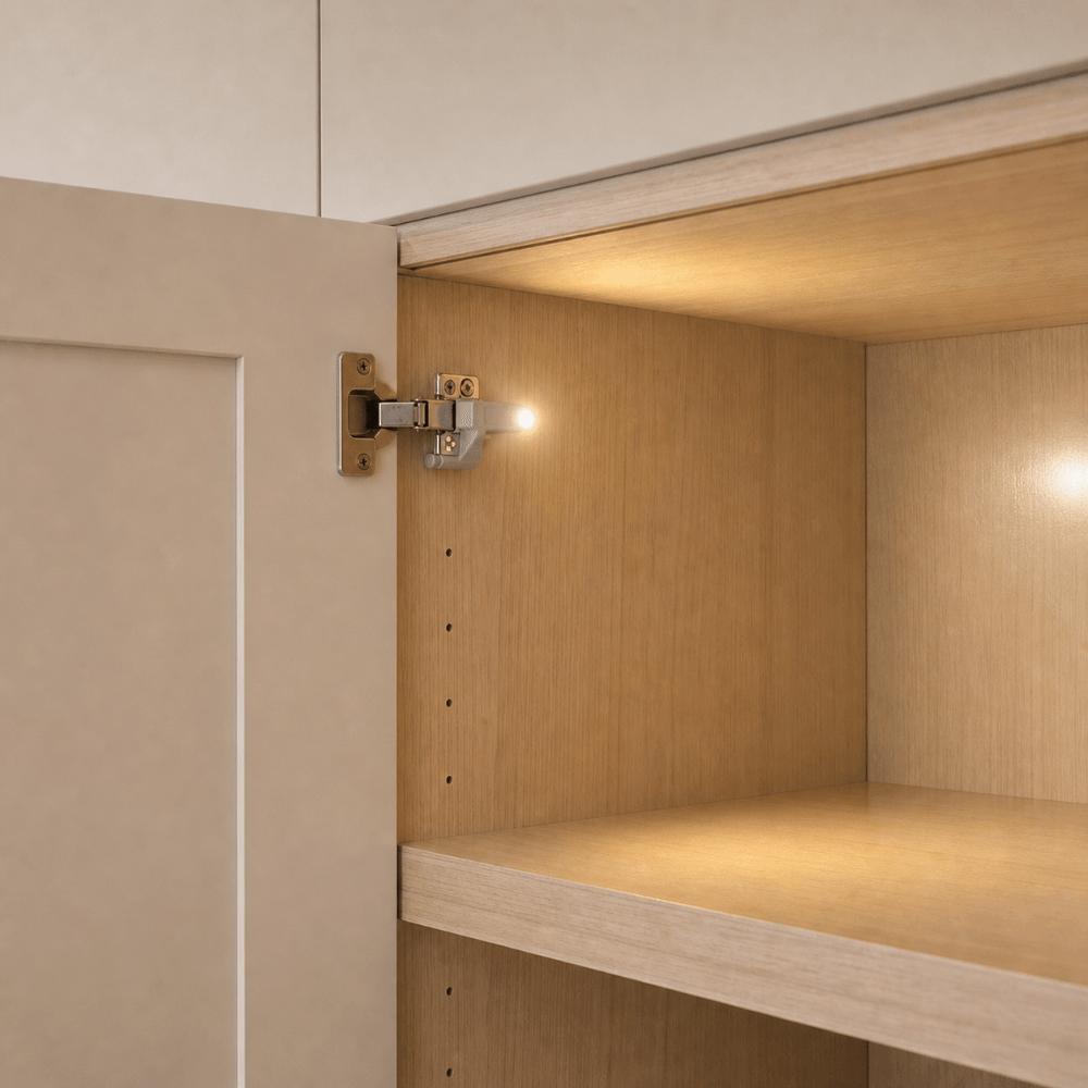 10 Pack Warm White Cabinet Hinge Light 3 LED Beads Closet Wardrobe Light Garage