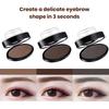 6G Eyebrow Stamp Waterproof Sweatproof Long Lasting Brow Powder 3 Shapes Colors Makeup Brow Stamp for Beginners