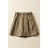 Women Summer Vintage Style Solid Color Casual Cotton Linen Shorts Female Loose Comfortable Pants