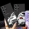 Чехол для телефона Funda для Samsung Galaxy S25 S10 S9 S20 Ultra S23 Note 20 8 9 10 S21 FE S26 S24 Plus Мультяшный Крутая Машина