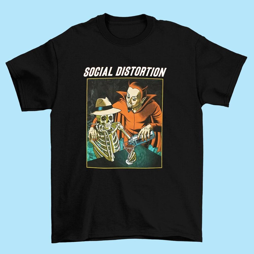 Social Distortion Tour T shirt Full Size 1side S-5XL Unisex T-Shirt