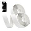 Thinvik Bicycle Handlebar Comfortable Cycling Tape Made with EVA and Cork 2 Tape, Non-Slip, Sweat-Absorbent, Grip, (White, Rolls)