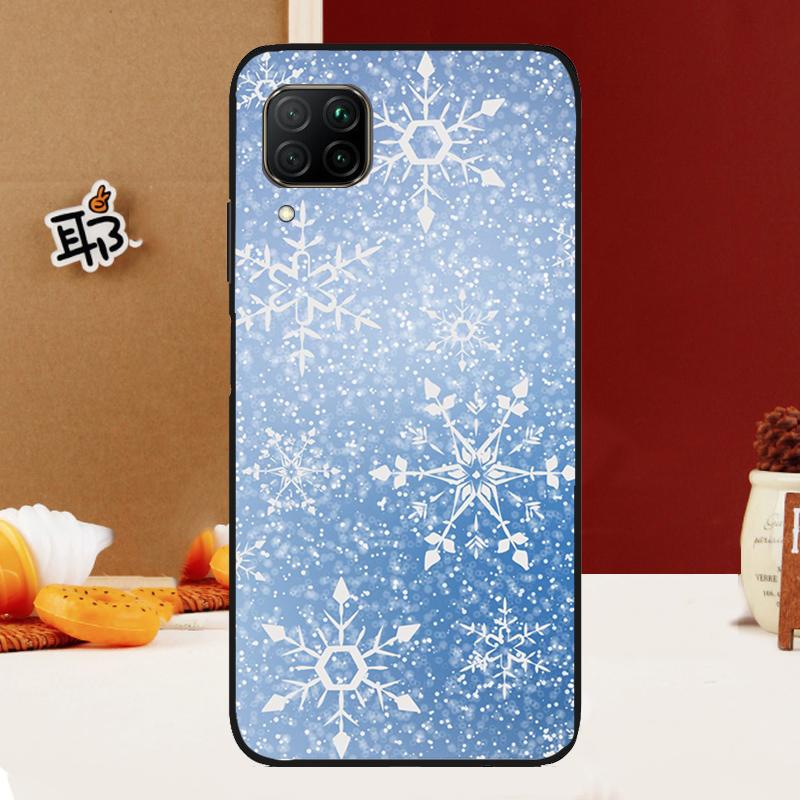 Снежинка Зима Для Huawei Nova Y91 Y90 Y61 Y60 Y70 5T Nova 9 10 SE 11 3i 7i 8i P20 P40 Lite P30 Pro Чехол