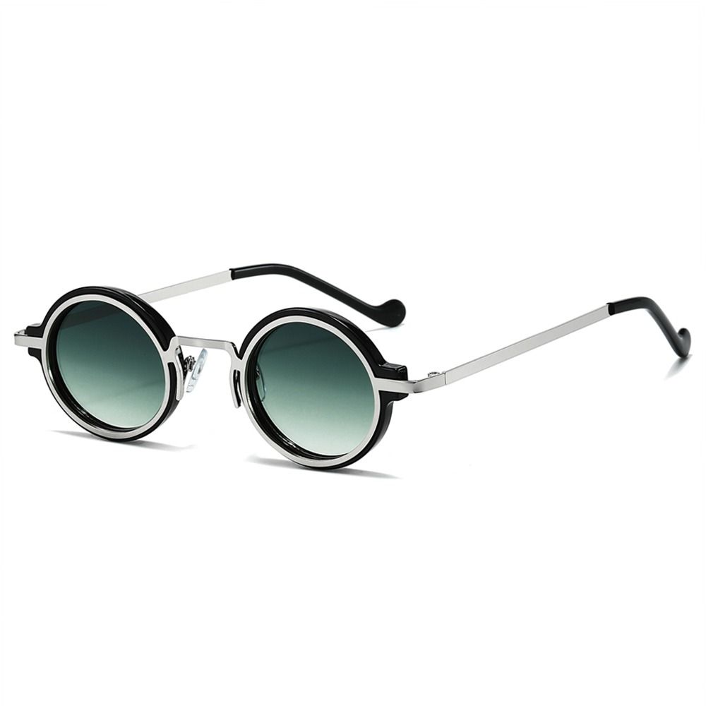 Солнцезащитные очки Y2K с защитой UV400 в панк-оттенках, модные маленькие круглые солнцезащитные очки для женщин и мужчин