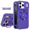 Luxury Lens Holder Magnetic Case For 17 Air 16 Pro Max 14 15 13 12 11 Pro Plus For Magsafe Charge Soft Silicone Cover