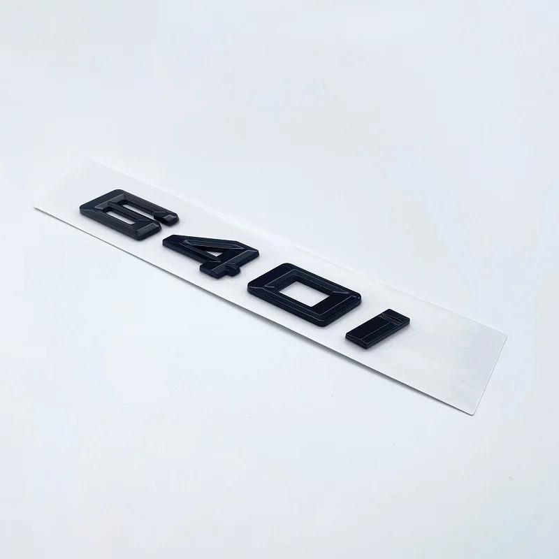 ABX1 Glossy Black GT 630i 630d 640i 640d XDrive SDrive ABS Numbers Letters Emblem for BMW GT Series E63 E64 F06 F12 F13 G32