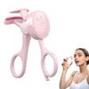 Coollooda Hot Eyelash USB 3 Temperature Rapid Makeup Tool for Easy To Beginner Curler, Clamp-on, Pink, Rechargeable, Settings, Heating, Heat-Sensitive