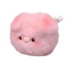 Lovely Plush Piggy Keychain Little Fresh Funny Bag Pendant Children Toys Birthday Gifts Kawaii Small Pig Head Key Ring