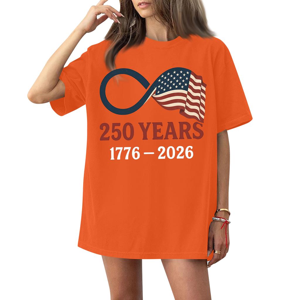 Женская футболка с круглым вырезом и короткими рукавами с принтом