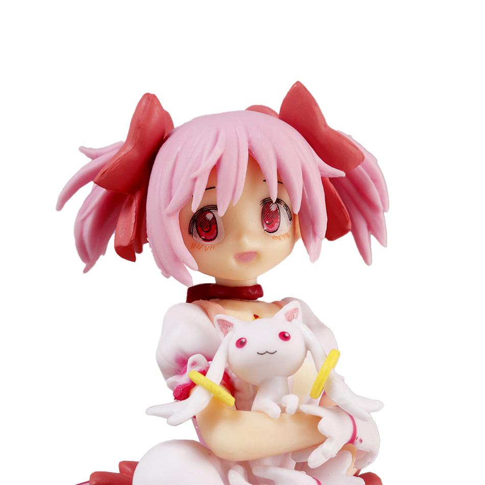 18 см Puella Magi Madoka Magica Аниме Фигурка Канаме Мадока Экшн-фигурка Магическая Девочка Модель Декор Статуэтка Куклы Игрушки Рождественский Подарок