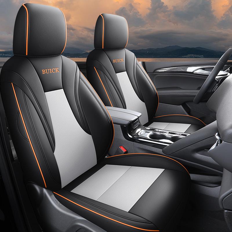 Buick Envision S Leather Car Seat Cushion - Universal Fit for All Seasons, 5-Seater