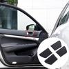 Glossy Piano Black Inner Door Handle Bowl Trim Sticker For Infiniti G25 G35 G37