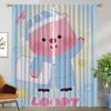 Loopy Partition Home Interior Шторы для гостиной Затемняющие шторы для комнаты 2-панельные абажуры Хэллоуин Украшение кухни