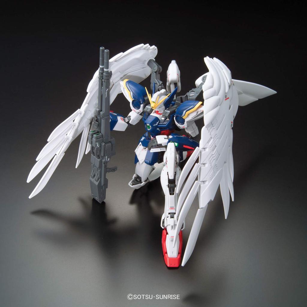 RG Мобильный доспех Гандам Уинг Wing Gundam Zero EW Масштабная пластиковая модель XXXG-00W0 1/144 Предварительно окрашенная