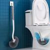 Yousheng Туалетная щетка с подвесным дизайном, полусферическая головка, удлиненная ручка, подвесная туалетная щетка, инструмент для чистки ванной комнаты