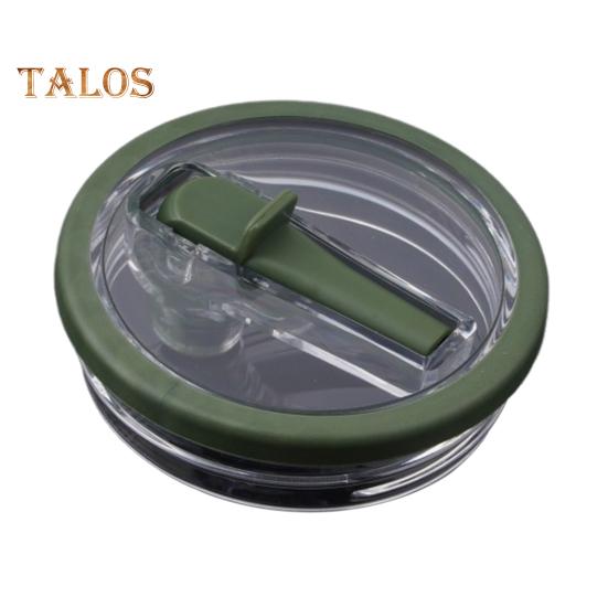 40oz Tumbler Flip Straw Lid Replacement Leak-Proof Splash Resistant Cover for Cup BPA-Free Reusable Glass Lid with Folding Straw