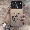 Чехол для телефона с рисунком "Борода" для iPhone 17/16 Pro/15/13 Pro Max/14x - Ударопрочный и стильный дизайн