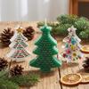 Silicone Christmas Tree Mold 3D Stripes Soap Mold New DIY Candle Mold  Xmas Decor