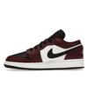 Детские кроссовки Air Jordan 1 Low SE GS Dark Beetroot Red Roma-Green White DM0589-635