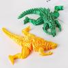 3D Printed Dinosaur Ornament Articulated Dinosaur Model Flexible Dinosaur Fidget Toy for Stress Relief Home Office Desk Decor