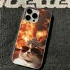 Модный Чехол для Телефона 'Королева Котенка в Огне' Для Iphone 16 14 11 Pro Max 15 13 12 17 17Air Чехол Ударопрочный Мягкий