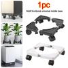 Stand Support Movable Base 4 Caster Wheels Refrigerator Base Vetilated Adjustable Base  Laundry