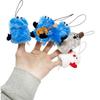 'Sun-Sun' Finger Puppet Plush Mascot Sun-Sun, Cute, Approx. 7cm (Set of 3 Sun-Sun Puppets)