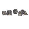 7Pcs Polyhedral Metal Dice Set RPG Dice with Storage Box Role Playing Games Great Gift for Teens Adults Family Friends