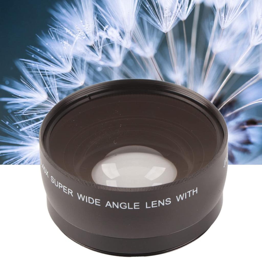 58mm Macro Lens for Cameras and Video Wide Field of Landscape Includes Lens Storage Bag JSR-1151 0.45X Wide-Angle Cameras, View, Photography,