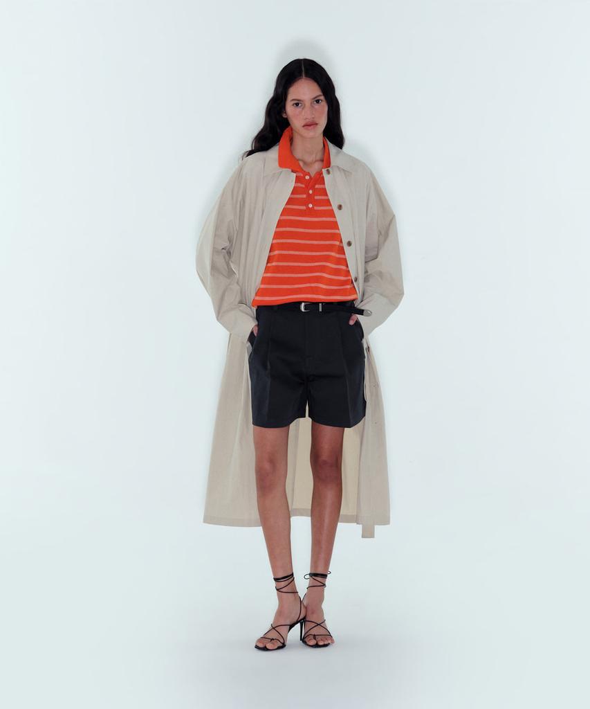 Noiseu W Belted Trench Multi-Way Dress - Light Beige