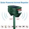 Обновление 2-стороннего ультразвукового солнечного отпугивателя вредителей с углом обзора 180°, перезаряжаемым от солнечной батареи/USB датчиком движения