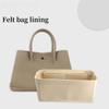 Bag Insert Organizer for Garden Party Bag Women's Purse Felt Cloth Liner Large Capacity Storage Bag Makeup Cosmetic Bag