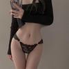 Sexy Lace Low Waist High Cut Women's Panties - Breathable, Comfortable, Hip-Wrap Design, Influencer Style