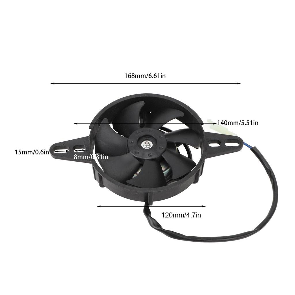 Motorcycle Radiator Cooling Fan Electric ATV Cooler Fan High Efficiency Motorcycle Engine