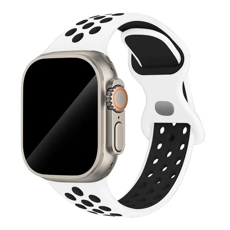Спортивный ремешок с цветными частицами, резиновый ремешок для Apple Watch 49 мм 46 мм 45 мм 44 мм 42 мм 41 мм 40 мм для IWatch 11 10 9 8 7 6 5 4 3 SE