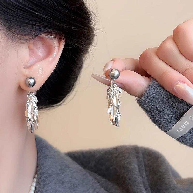 Вайб острой девчонки: 2025 Милые и Крутые Нишевые Серьги-кисточки - Шикарный и Стройнящий Длинный Дизайн