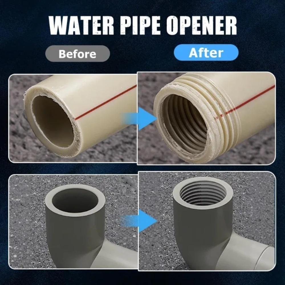 Интегрированный инструмент для нарезания резьбы на трубах (внутренней и внешней) Инструмент для нарезки резьбы на ПВХ трубах для труб 1/2'' 3/4''