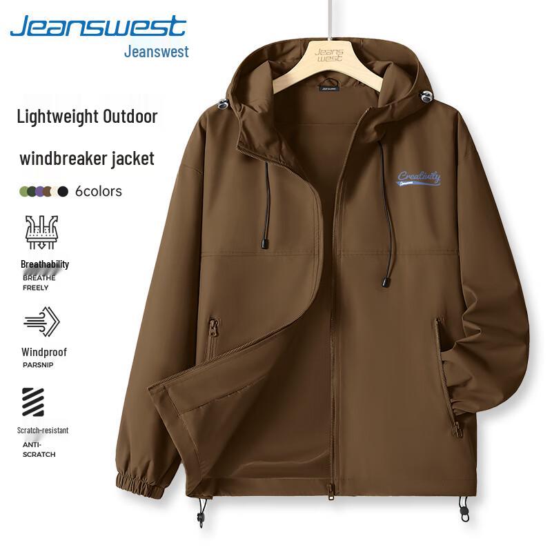 Jeanswest Unisex Windproof Water-repellent Outdoor Jacket