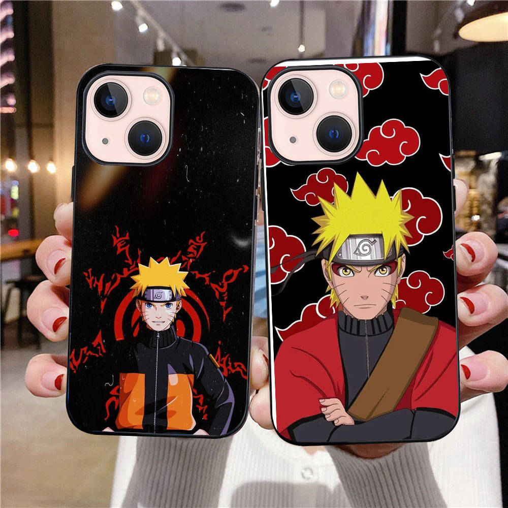 Черный чехол B-34 Naruto для OPPO A5 A9 A15 A16 A55 A94 A95 A96 Reno 6 7 8 10 5G Realme 7I 8I C30 C31 VIVO V23E V25 V27 Pro Y20S Y17S
