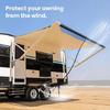 Campers Awning Tension Control Straps 9.8ft Tie Downs Pull Down Straps Prevent Shade Damage During Retraction