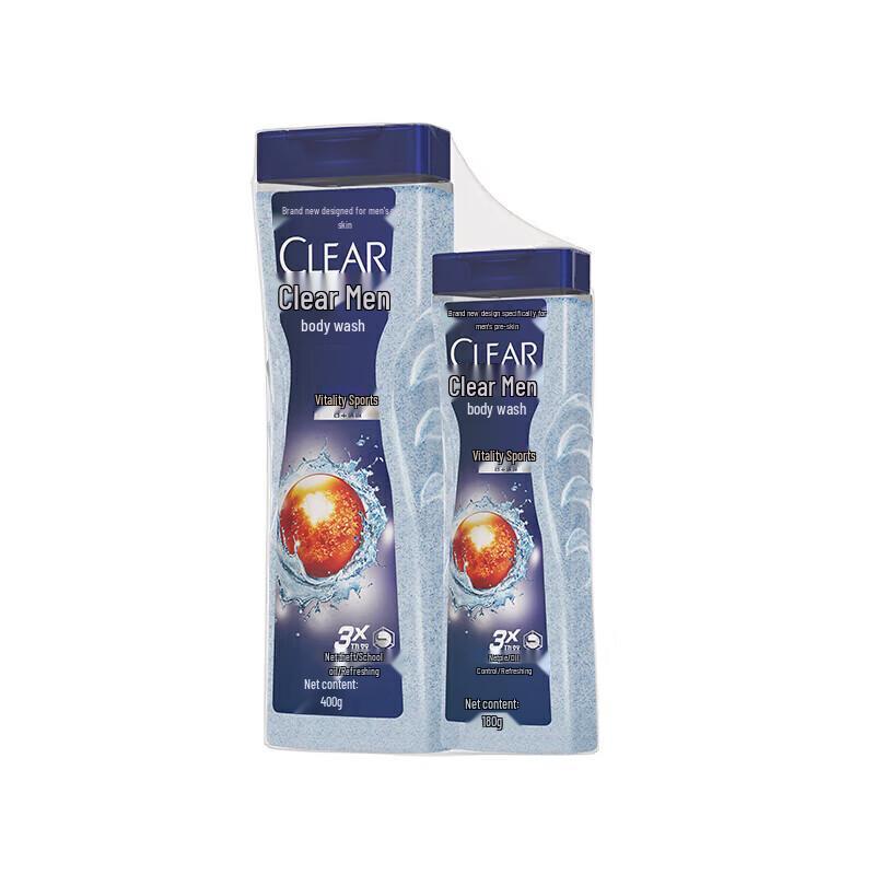 Clear Men's Sport Shower Gel