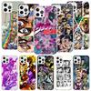 JoJo's Bizarre Adventure Все чехлы для телефонов Для iPhone 17 Air 16 15 Plus 11 14 Pro Max 13 Mini 12 7 8 + SE Узор Арт Индивидуальная Обложка