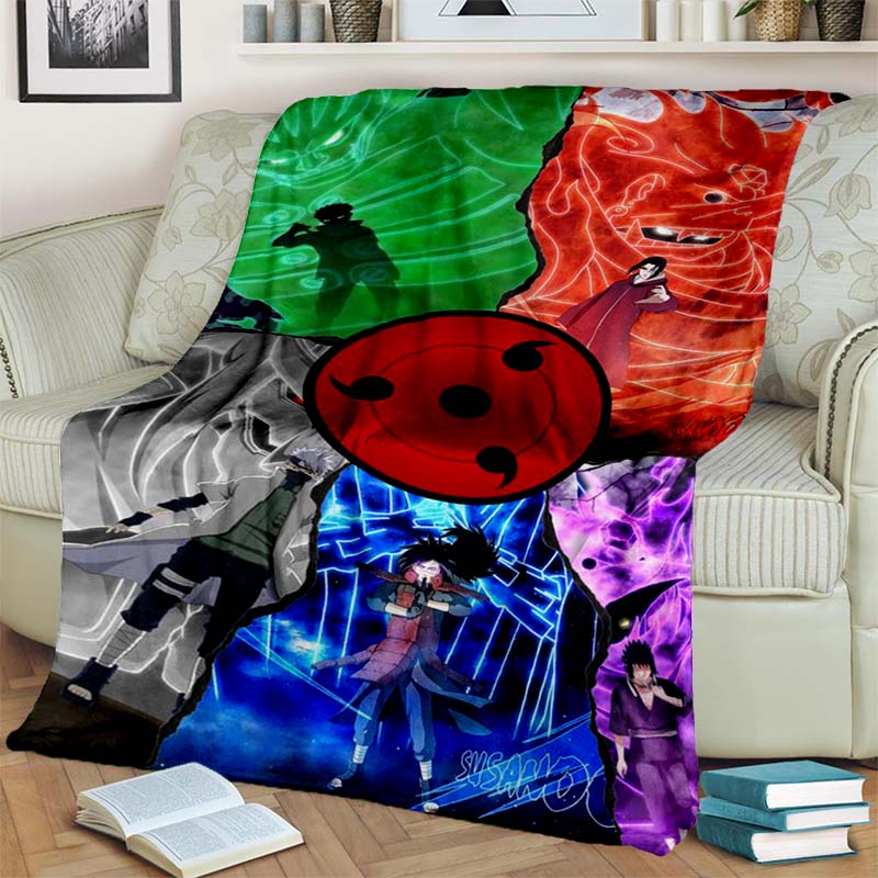 Одеяло Наруто аниме 3D постер тематическое одеяло комикс одеяло плед для кровати диван офисные подарки для детей одеяло с комиксами