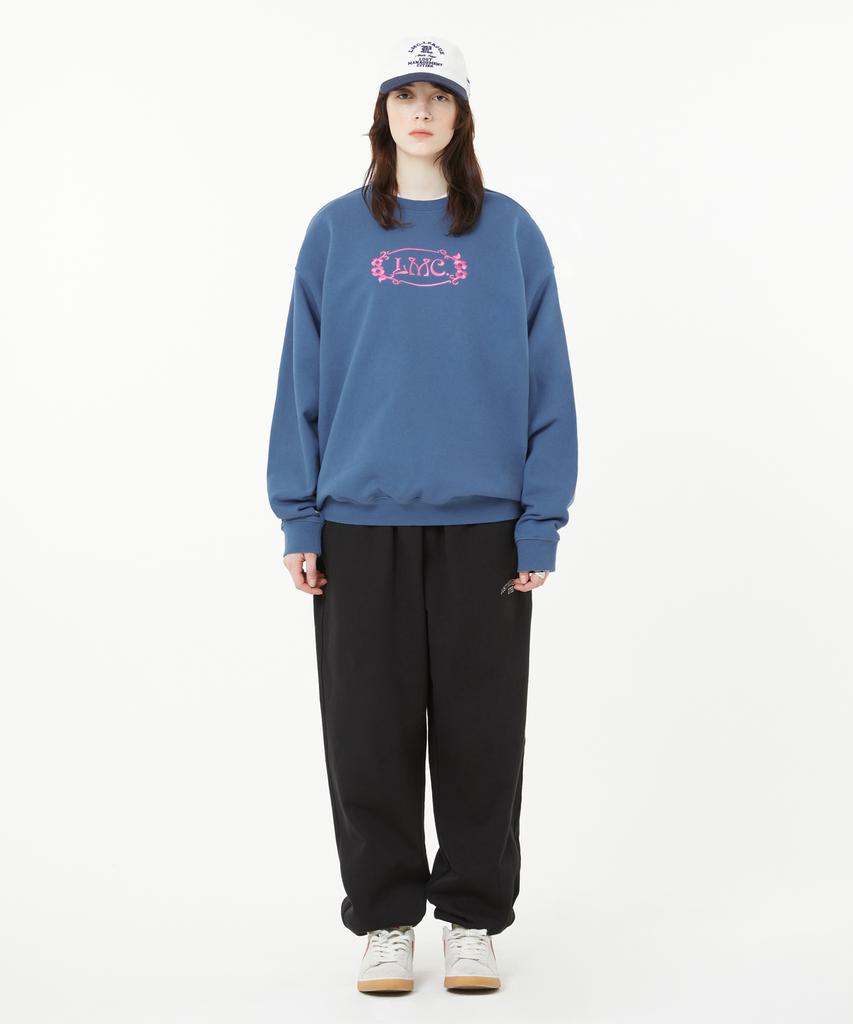 LMC Flower Oval Sweatshirt Light Heather Gray